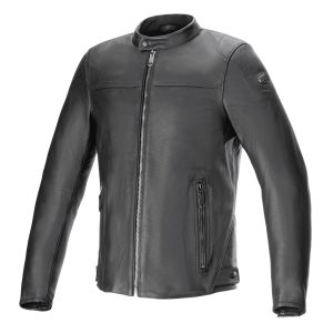 Alpinestars Blacktrack Leather Motorcycle Jacket Black 1