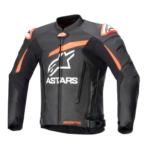 Alpinestars GP Plus v4 Leather Jacket – Black/Red/White Alpinestars GP Plus R v4 Mens Leather Motorcycle Jacket Black Red White 1