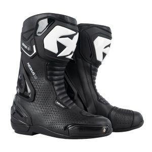 Oxford Nexus 1.0 Air Boots – Black/White Oxford Nexus 1.0 Air Mens Motorcycle Boots Black White 1