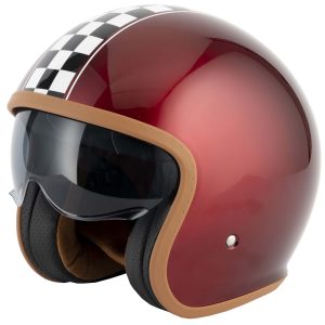 Vcan H589 Victory Motorcycle Helmet Burgundy 1
