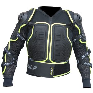 Wulfsport Cub Full Deflector Body Armour – Yellow Wulfsport Cub Deflector Body Armour Yellow 1