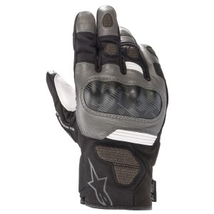 Alpinestars Corozal v2 Drystar Gloves – Black/Grey/White Alpinestars Corozal v2 Drystar Motorcycle Gloves Black Grey White 1