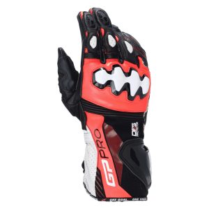 Alpinestars GP Pro R4 Gloves – Black/Red/White Alpinestars GP Pro R4 Motorcycle Gloves Black Red White 1