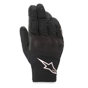 Alpinestars S-Max Drystar Gloves – Black/White Alpinestars S-Max Drystar Motorcycle Gloves Black White 1