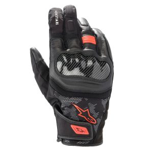 Alpinestars SMX-Z Drystar Gloves – Black/Red Alpinestars SMX-Z Drystar Motorcycle Gloves Black Red 1