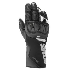 Alpinestars SP-365 Drystar Gloves – Black/White Alpinestars SP-365 Drystar Motorcycle Gloves Black White 1