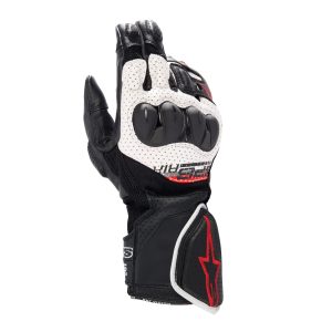 Alpinestars SP-8 v3 Air Motorcycle Gloves Black White Red 1