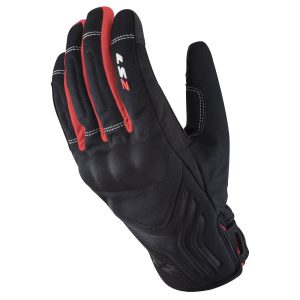LS2 Jet 2 Motorcycle Gloves Black Red 1