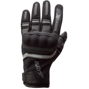 RST Adventure-X Gloves – Black/Black RST Adventure-X Mens Motorcycle Gloves Black Black 1