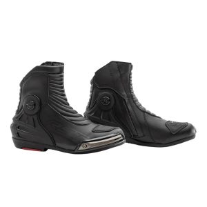 RST Tractech Evo III Short Waterproof Boots – Black/Black RST Tractech Evo III Short Waterproof Motorcycle Boots Black Black 1