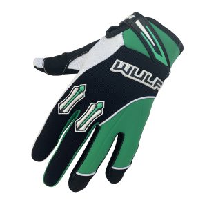 Wulfsport Cub Stratos Kids Gloves – Green Wulfsport Adults Stratos Motorcycle Gloves Green 1