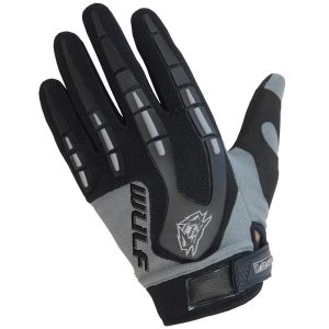 Wulfsport Cub Attack Kids Gloves – Grey Wulfsport Cub Attack Kids Motocross Gloves Grey 1