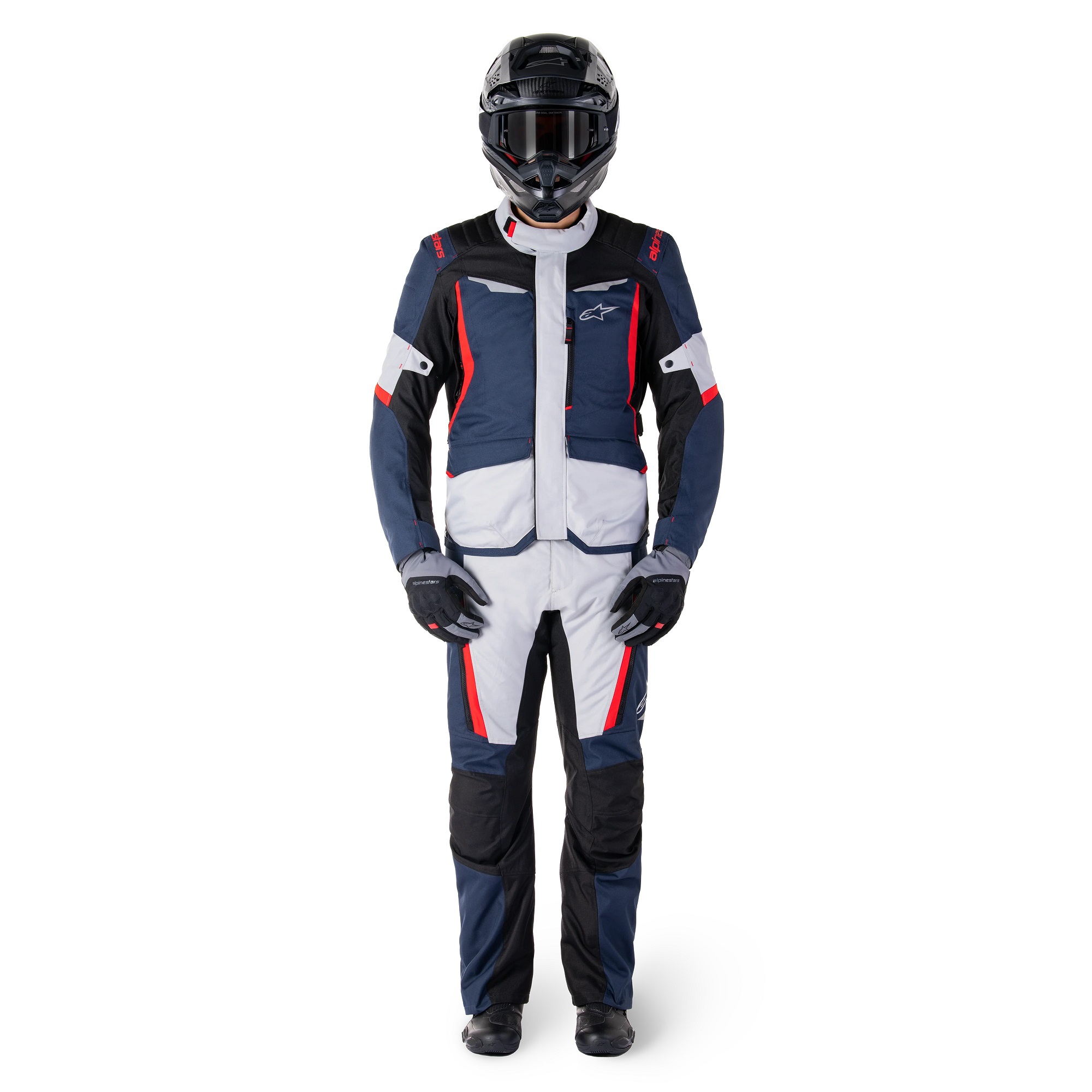 Alpinestars ST-1 Waterproof Motorcycle Jacket Blue: Ride Dry
