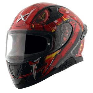 Axor Apex Venomous Motorcycle Helmet Black Red 1