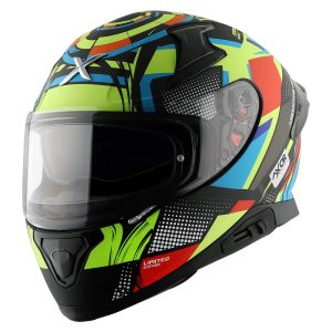 Axor Apex Vivid Helmet – Black/Yellow Axor Apex Vivid Motorcycle Helmet 1