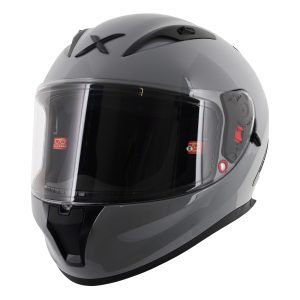 Axor Street Plain Motorcycle Helmet Nardo Grey 1