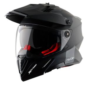 Axor X-Cross Plain Helmet – Matt Black Axor X-Cross Plain Motorcycle Helmet Matt Black 22.06 1