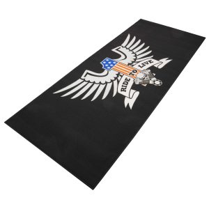 BikeTek Ride To Live Custom Garage Mat BIkeTek Ride To Live Custom Motorcycle Garage Mat GRGMAT90 1