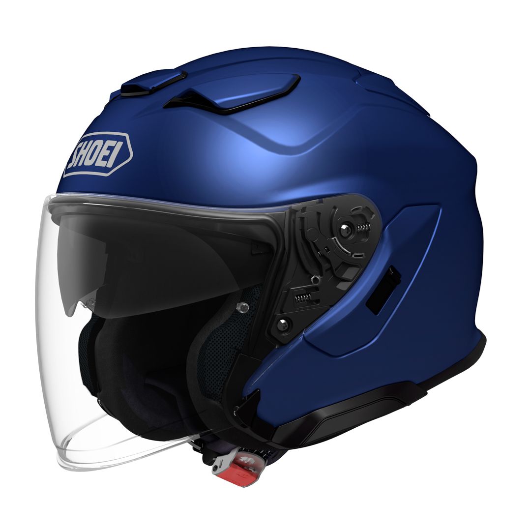 Shoei J-Cruise 3 Plain Scooter Helmet Blue: Safety and Comfort