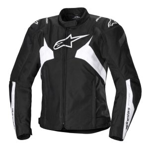 Alpinestars Stella T-Jaws v4 WP Jacket – Black/White Alpinestars Stella T-Jaws v4 WP Motorcycle Jacket - Black White 1