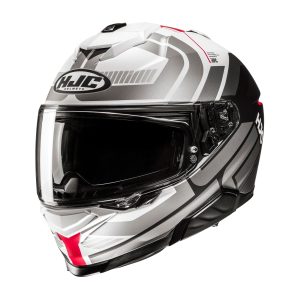 HJC I71 Viz Motorcycle Helmet Red 1