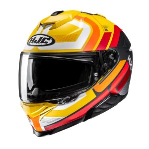 HJC I71 Viz Helmet – Yellow HJC I71 Viz Motorcycle Helmet Yellow 1