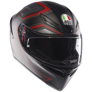 AGV K1-S Sling Motorcycle Helmet Black Red 1