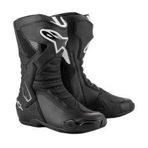 Alpinestars SMX-6 v3 Boots – Black/White Alpinestars SMX-6 v3 Motorcycle Boots Black White 1