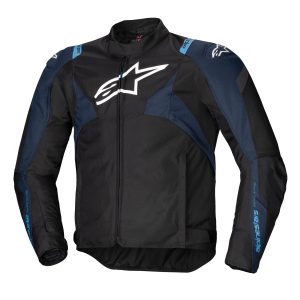 Alpinestars T-Jaws v4 WP Jacket – Black/Blue Alpinestars T-Jaws v4 WP Motorcycle Jacket Black Blue 1