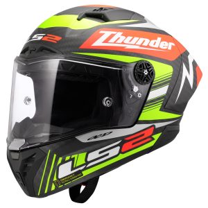LS2 FF805 Thunder GP Aero Replica Motorcycle Helmet Black 1