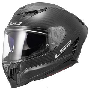 LS2 FF807 Dragon Plain Motorcycle Helmet Matt Carbon 1