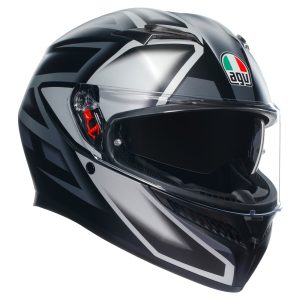 AGV K3 Compound Motorcycle Helmet Black Grey 1.1