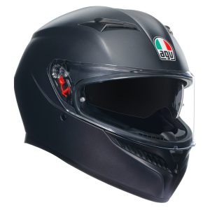 AGV K3 Plain Motorcycle Helmet Matt Black