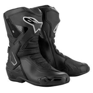 Alpinestars Stella SMX-6 v3 Drystar Motorcycle Boots Black Silver 1