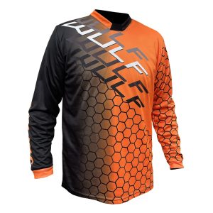 Wulfsport Connect Adults Motocross Jersey Orange 1
