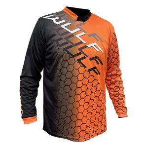 Wulfsport Cub Connect Motocross Jersey Orange 1