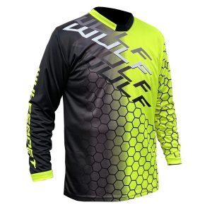 Wulfsport Cub Connect Motocross Jersey Yellow 1