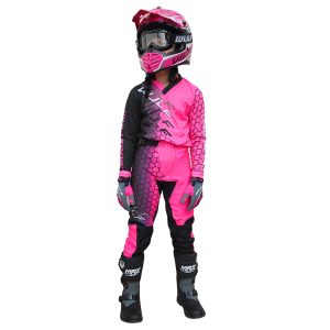 Wulfsport Cub Connect Motocross Trousers Pink 2