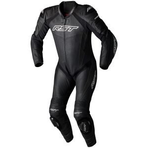 RST Tractech Evo 5 Mens Leather Motorcycle Suit Black Black Black 1