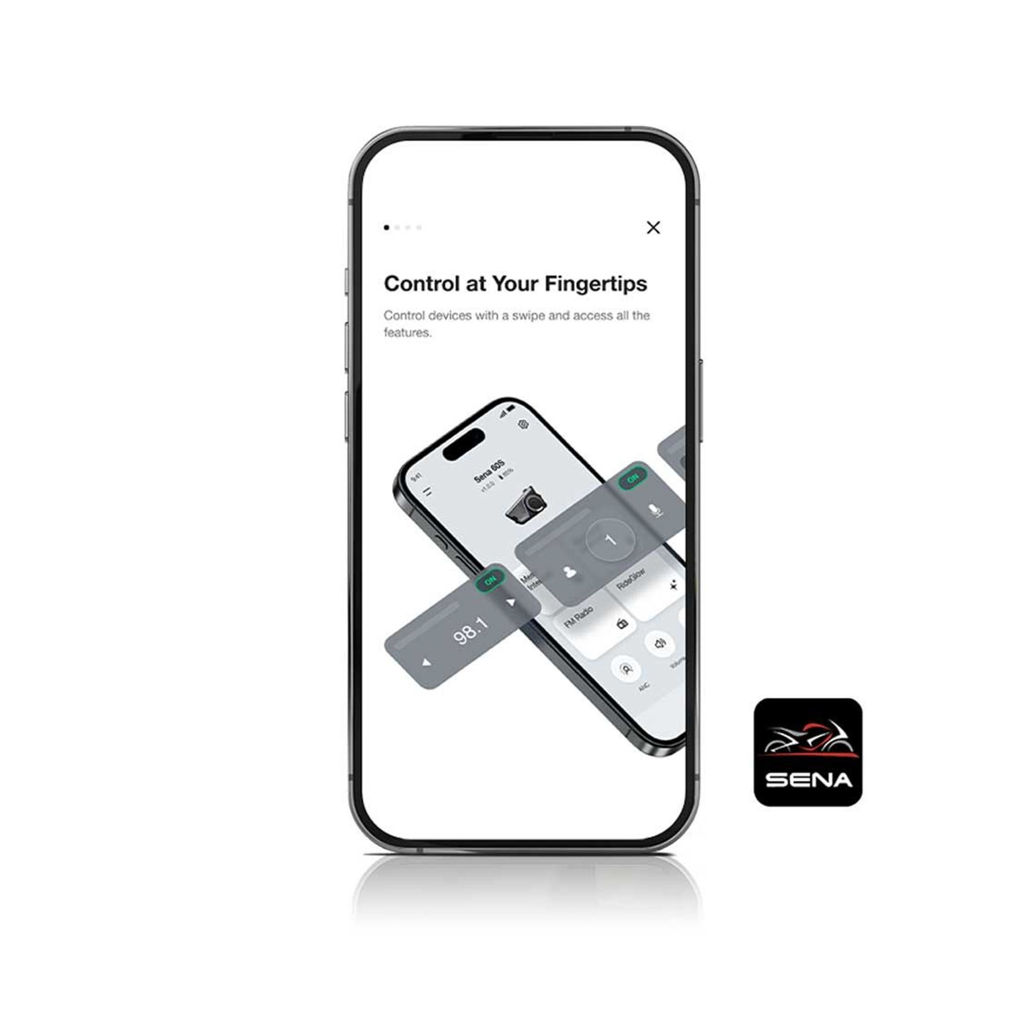 Sena 60S Bluetooth Intercom System Sena 60S-01 Motorcycle Bluetooth Intercom System 9