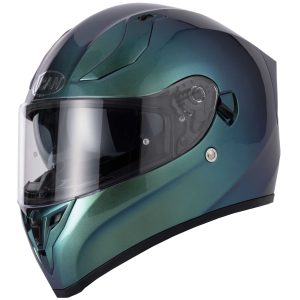 Vcan H128 Gradient Motorcycle Helmet Green Blue 1