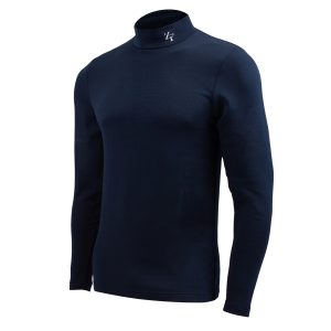 Zerofit Move Heatrub Long sleeve Base Layer top Navy 1