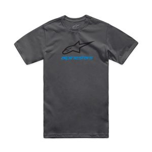 Alpinestars Always 2.0 CSF Motorcycle Tee Charcoal black Blue 1