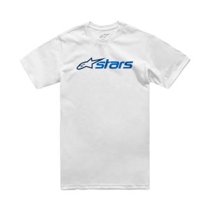 Alpinestars Blaze 2.0 CSF Motorcycle T-Shirt White Navy Blue 3