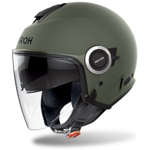 Airoh Helyos Plain Motorcycle Helmet Military Green 1