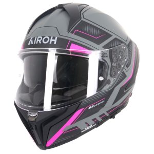 Airoh Matryx Rocket Motorcycle Helmet Matt pink 1
