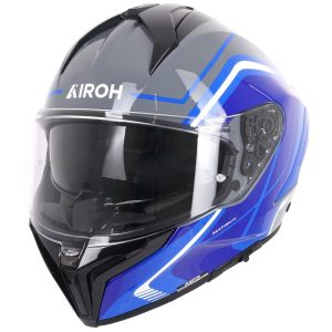 Airoh Matryx Wide Motorcycle Helmet Blue 1