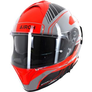 Airoh Spark 2 Chrono Helmet – Red Airoh Spark 2 Chrono Motorcycle Helmet Red 1