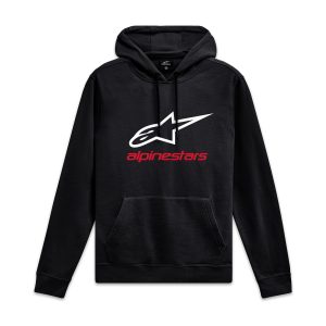 Alpinestars Always v3 Motorcycle Hoodie Black White Red 1
