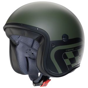 Caberg Freeride X Daytona Helmet – Military Green/Black/Silver Caberg Freeride X Daytona Helmet - Matt Military Green Black Silver 1
